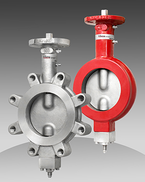 series 74/75 metal seated butterfly valve